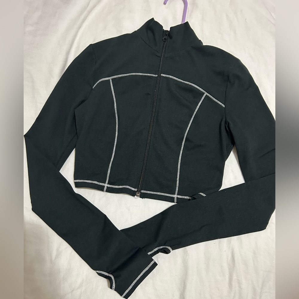 Fashion Nova Athletic Crop Jacket